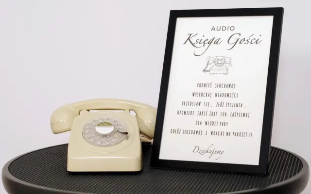 Weselny Telefon • Księga Gości Audio • Telefon Życzeń