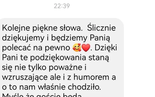 Podziękowania dla Rodziców w formie historyjek